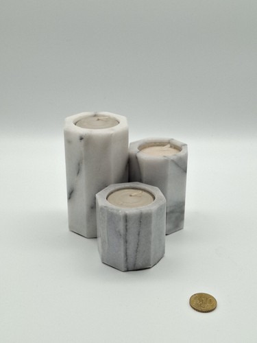 Teelichthalter aus marmor - aus,