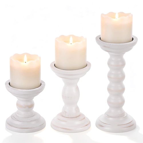 Kerzenständer set holz - kerzenständer,