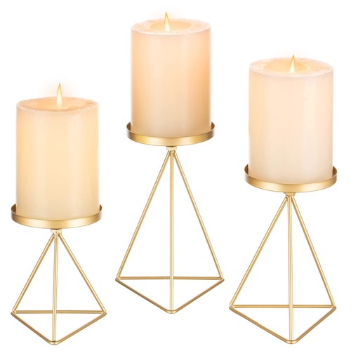 Kerzenständer gold metall - kerzenständer,