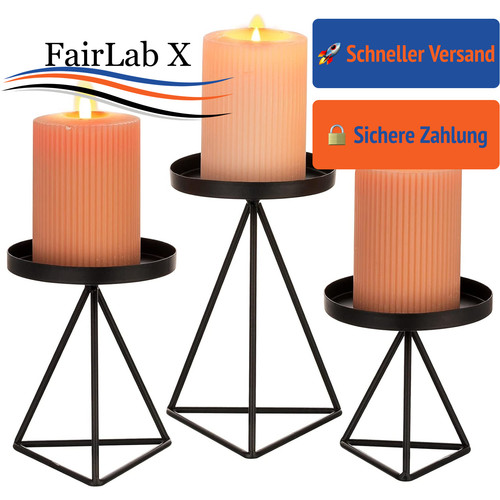 Kerzenständer 3er set - kerzenständer,