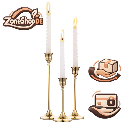Nuptio kerzenständer gold - nuptio,