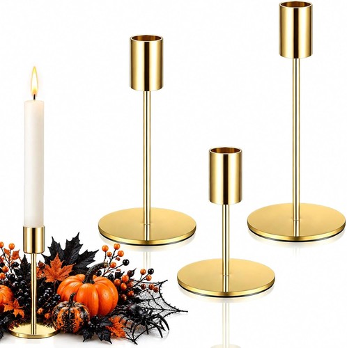Kerzenständer 3er set - 3er, gold