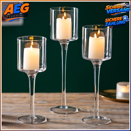 Kerzenständer glas tisch deko - kerzenständer,