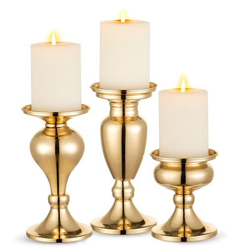 Kerzenständer gold 3er set - gold,