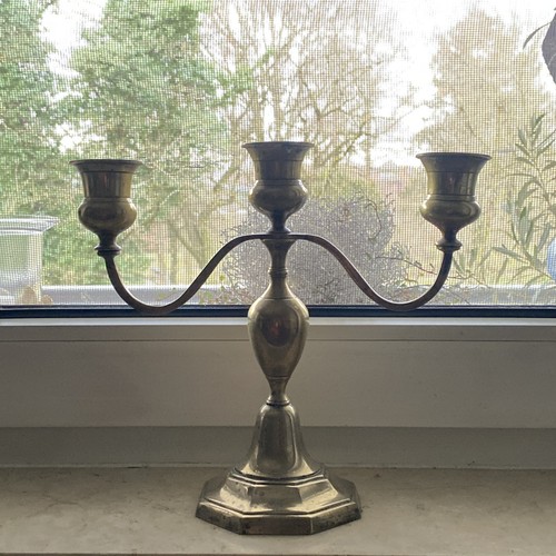 Vintage messing kandelaber - messing,