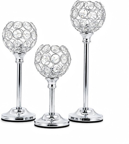 3er set silber - silber, kristall