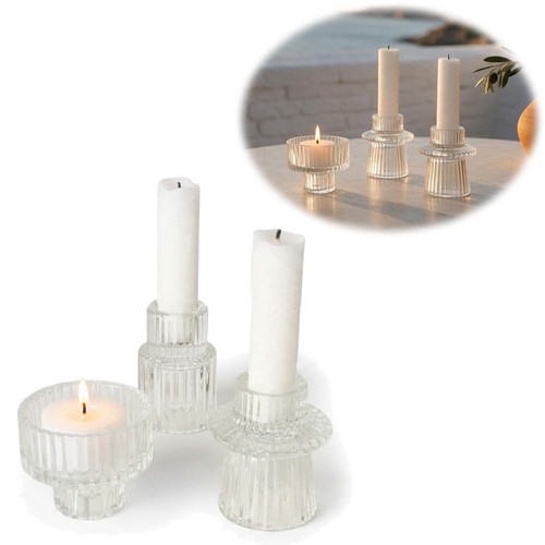 Vintage glas kerzenständer - vintage,