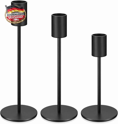 Stabkerzenhalter 3er set - stabkerzenhalter,