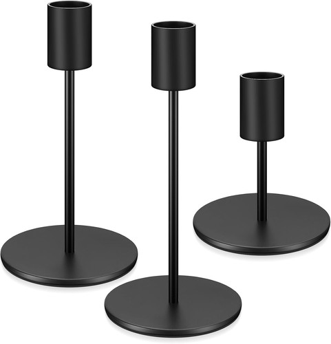 Kerzenständer set schwarz - kerzenständer,