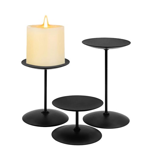 Kerzenständer metall 3er set - kerzenständer,