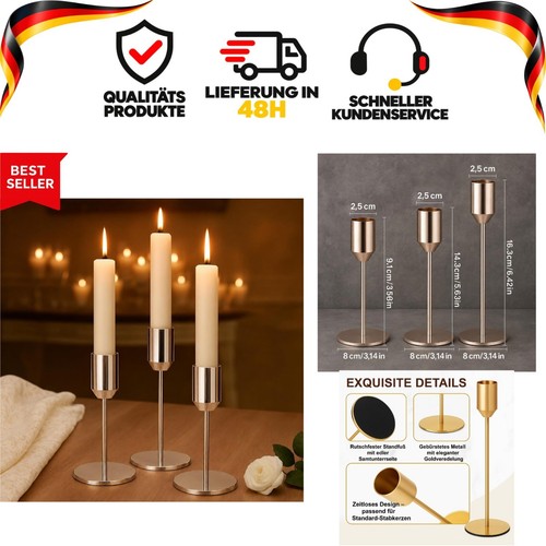 Alcohu 3er set - 3er, goldene