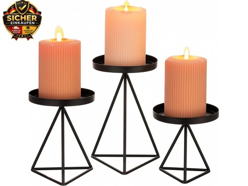 Kerzenständer schwarz für - kerzenständer,