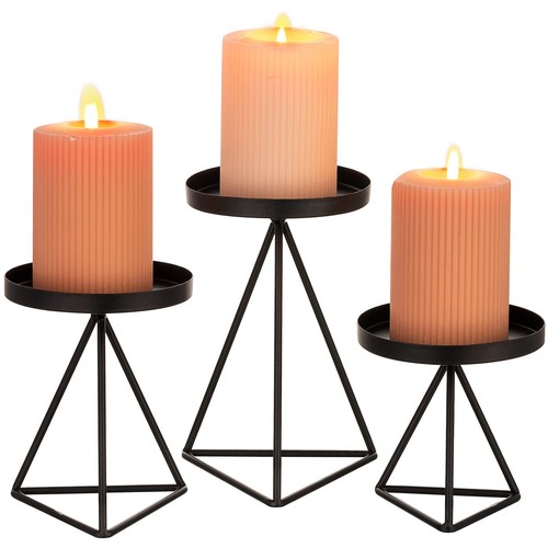Kerzenständer schwarz metall - kerzenständer,