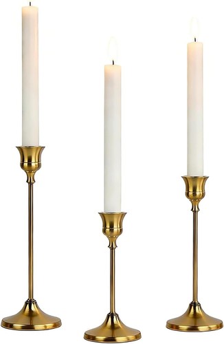 Kerzenständer messing gold - kerzenständer,