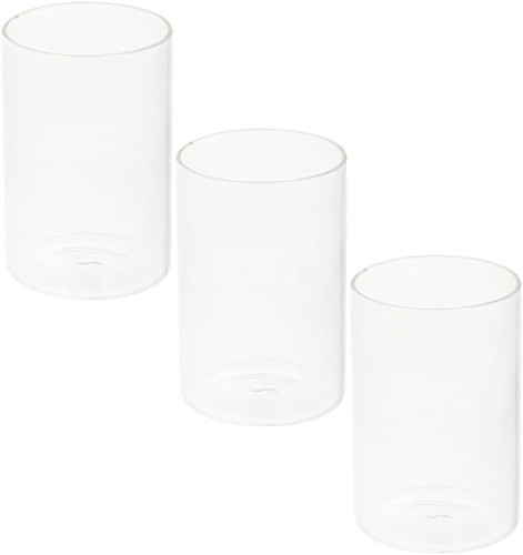 Glas kerzenhalter set 3er - kerzenhalter,