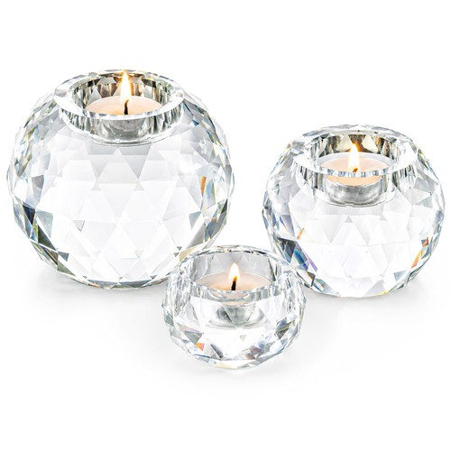 Kristall teelichthalter set - kristall,